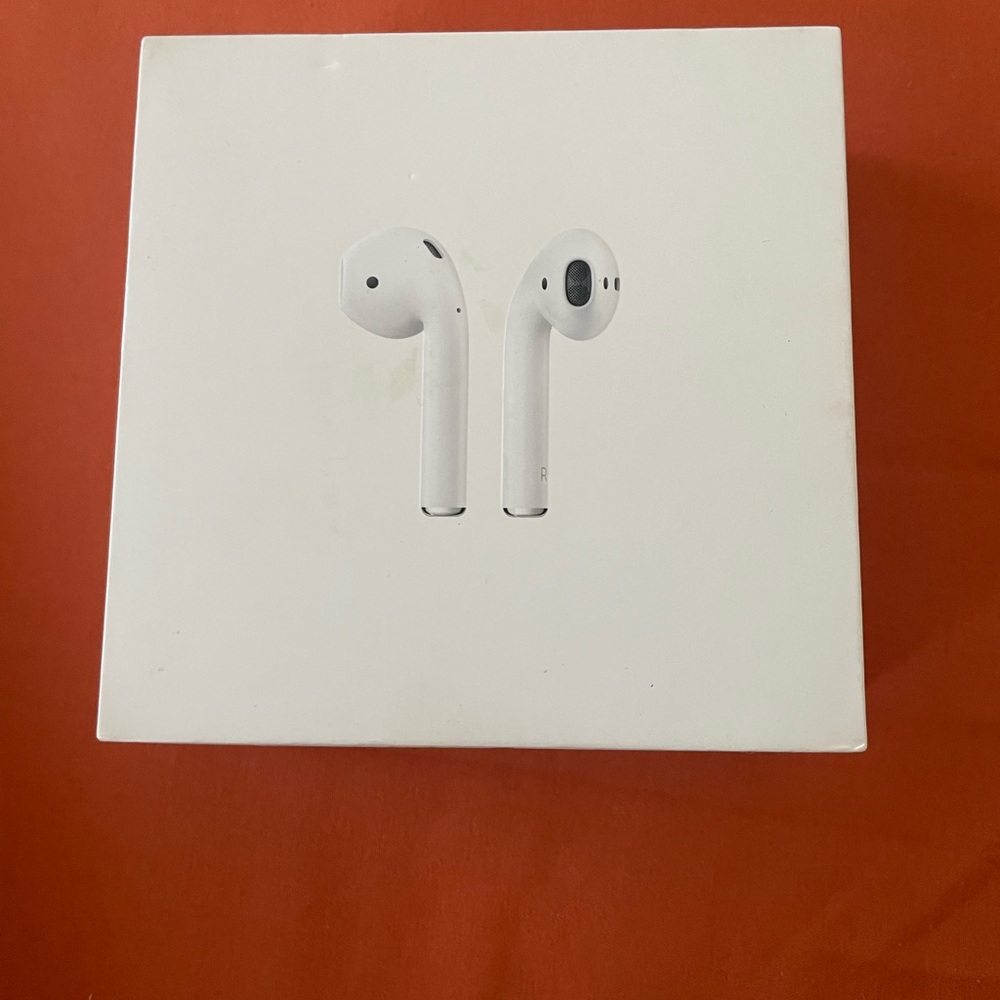 Empty AirPods box.